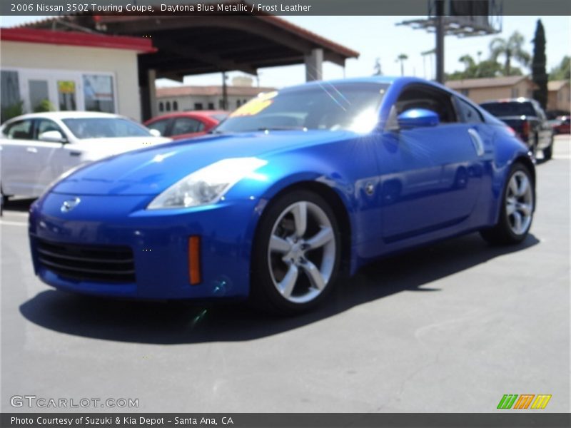 Daytona Blue Metallic / Frost Leather 2006 Nissan 350Z Touring Coupe