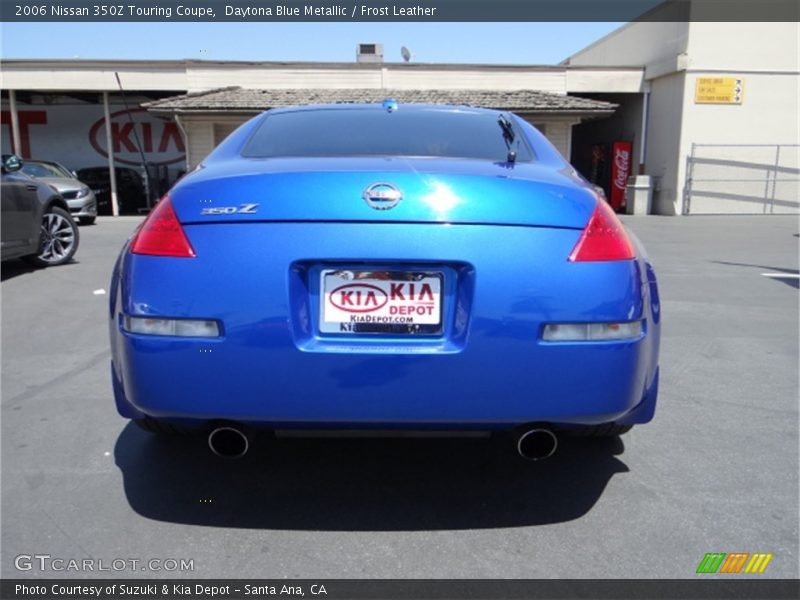 Daytona Blue Metallic / Frost Leather 2006 Nissan 350Z Touring Coupe