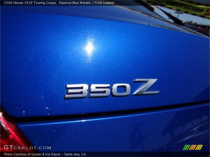 Daytona Blue Metallic / Frost Leather 2006 Nissan 350Z Touring Coupe