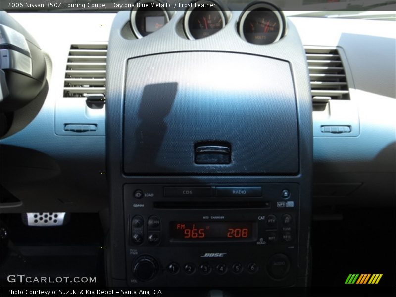 Daytona Blue Metallic / Frost Leather 2006 Nissan 350Z Touring Coupe