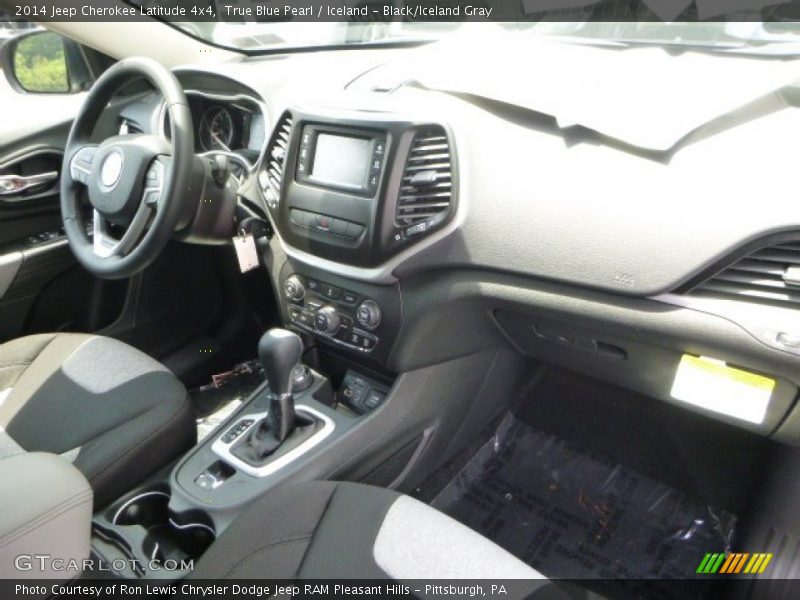 True Blue Pearl / Iceland - Black/Iceland Gray 2014 Jeep Cherokee Latitude 4x4