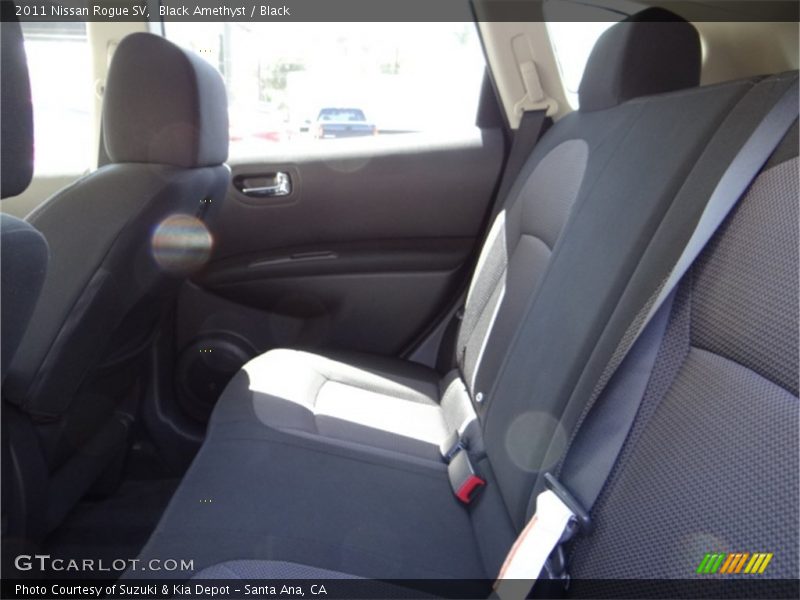 Black Amethyst / Black 2011 Nissan Rogue SV