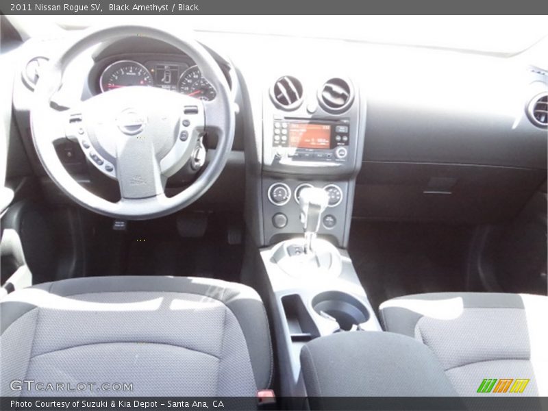 Black Amethyst / Black 2011 Nissan Rogue SV