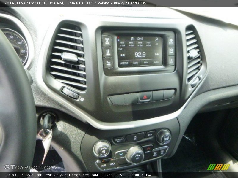 True Blue Pearl / Iceland - Black/Iceland Gray 2014 Jeep Cherokee Latitude 4x4