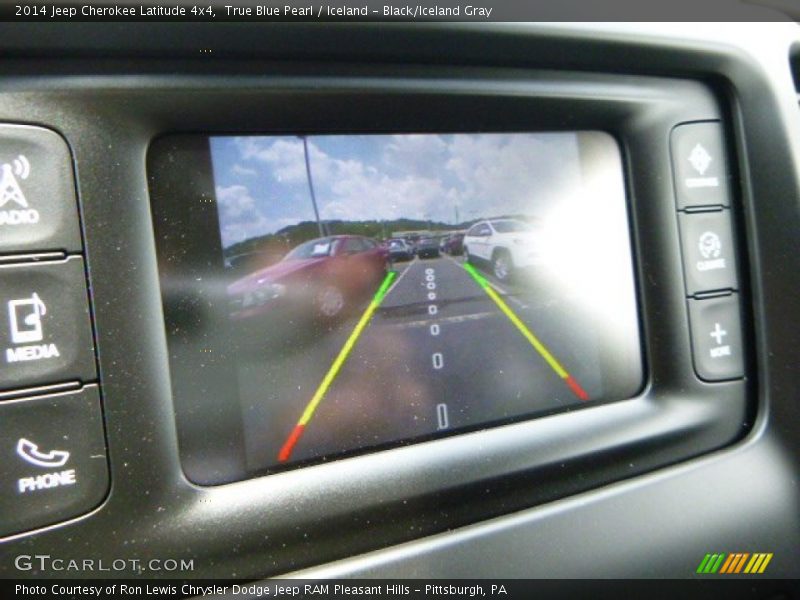 True Blue Pearl / Iceland - Black/Iceland Gray 2014 Jeep Cherokee Latitude 4x4