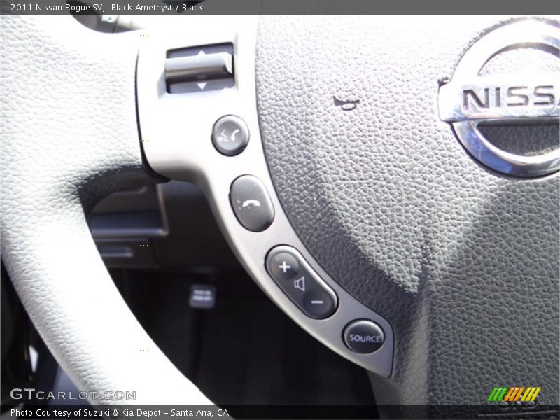 Black Amethyst / Black 2011 Nissan Rogue SV