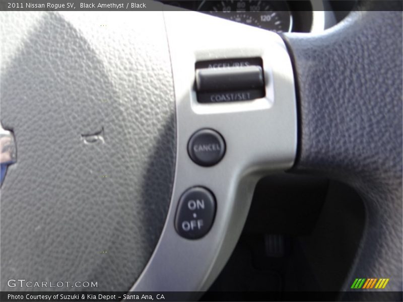 Black Amethyst / Black 2011 Nissan Rogue SV