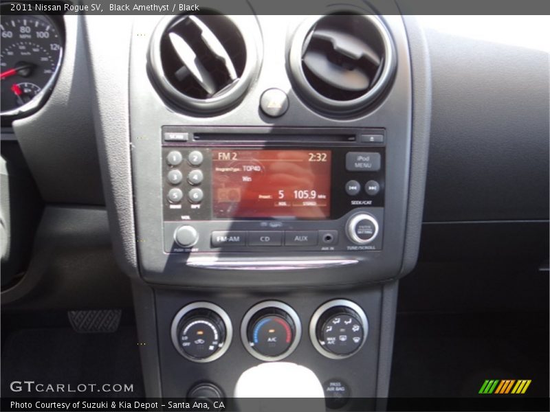 Black Amethyst / Black 2011 Nissan Rogue SV