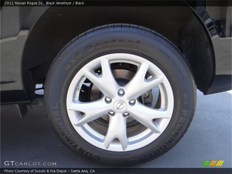 Black Amethyst / Black 2011 Nissan Rogue SV