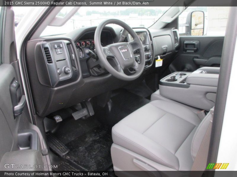  2015 Sierra 2500HD Regular Cab Chassis Jet Black/Dark Ash Interior