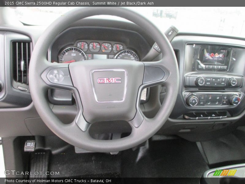  2015 Sierra 2500HD Regular Cab Chassis Steering Wheel