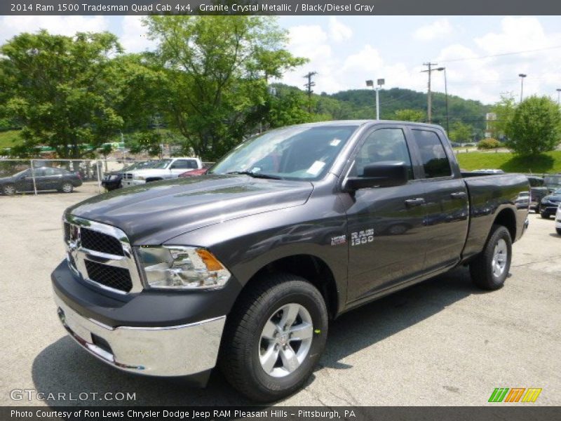Granite Crystal Metallic / Black/Diesel Gray 2014 Ram 1500 Tradesman Quad Cab 4x4