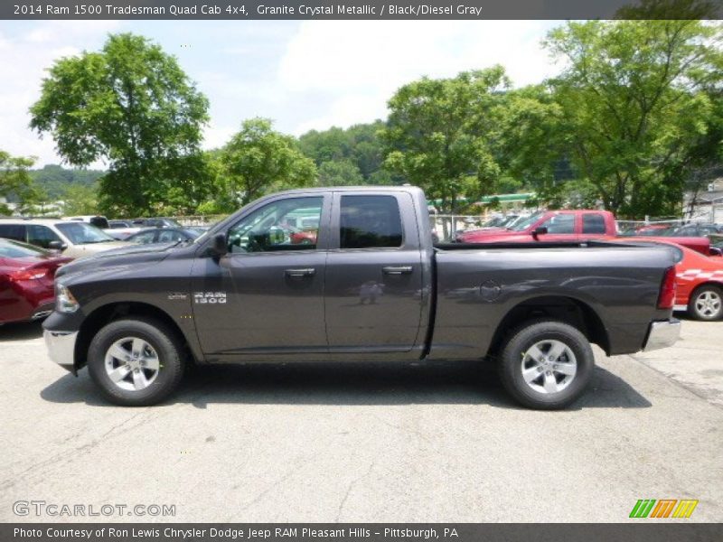 Granite Crystal Metallic / Black/Diesel Gray 2014 Ram 1500 Tradesman Quad Cab 4x4