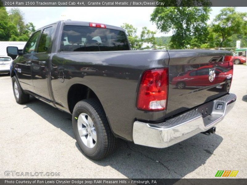 Granite Crystal Metallic / Black/Diesel Gray 2014 Ram 1500 Tradesman Quad Cab 4x4