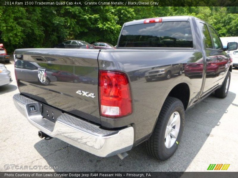 Granite Crystal Metallic / Black/Diesel Gray 2014 Ram 1500 Tradesman Quad Cab 4x4