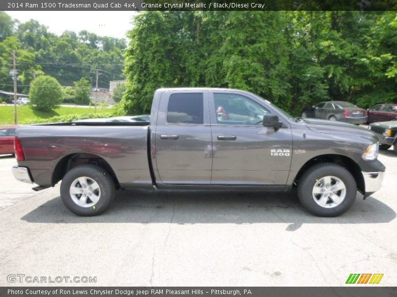 Granite Crystal Metallic / Black/Diesel Gray 2014 Ram 1500 Tradesman Quad Cab 4x4