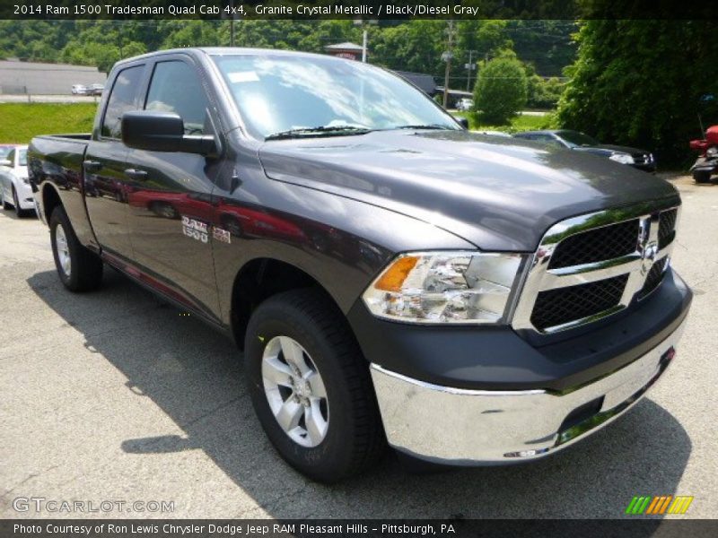 Granite Crystal Metallic / Black/Diesel Gray 2014 Ram 1500 Tradesman Quad Cab 4x4