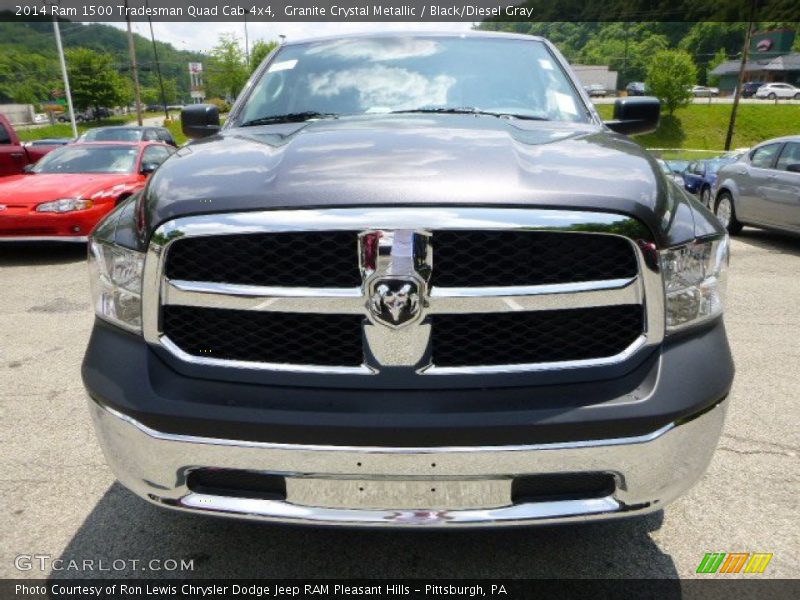 Granite Crystal Metallic / Black/Diesel Gray 2014 Ram 1500 Tradesman Quad Cab 4x4