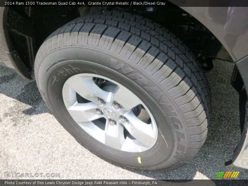 Granite Crystal Metallic / Black/Diesel Gray 2014 Ram 1500 Tradesman Quad Cab 4x4