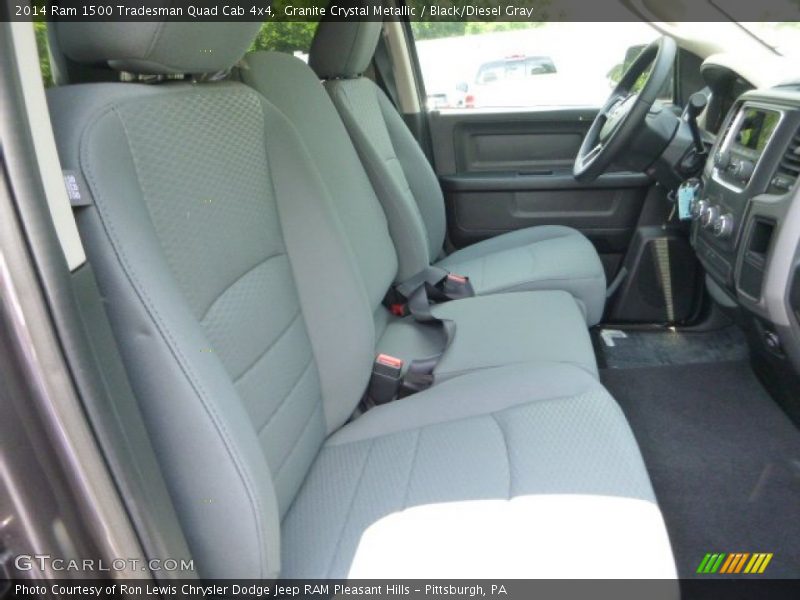 Granite Crystal Metallic / Black/Diesel Gray 2014 Ram 1500 Tradesman Quad Cab 4x4