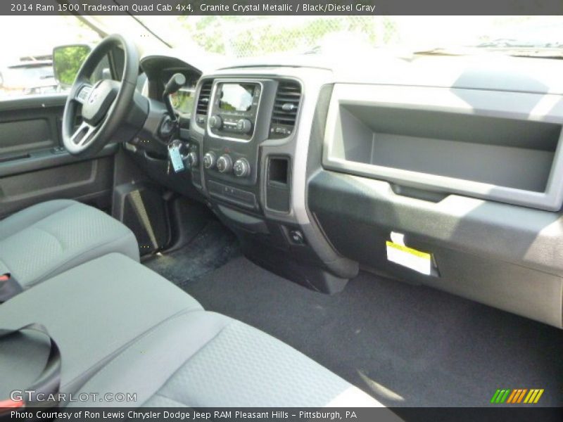Granite Crystal Metallic / Black/Diesel Gray 2014 Ram 1500 Tradesman Quad Cab 4x4