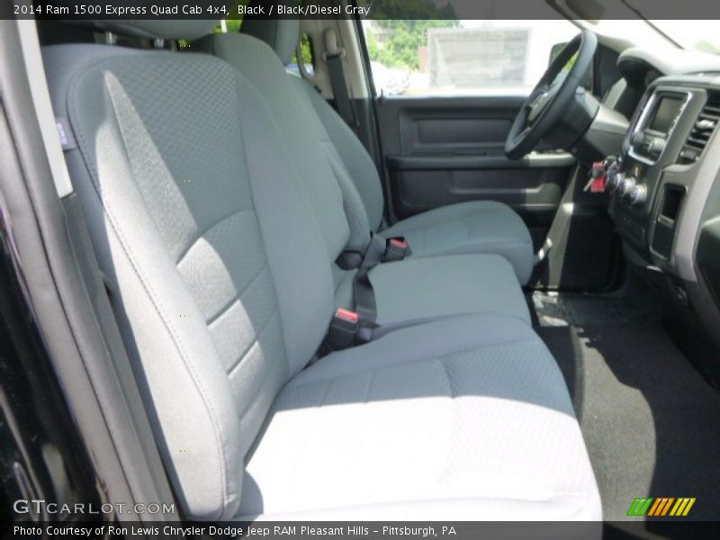 Black / Black/Diesel Gray 2014 Ram 1500 Express Quad Cab 4x4