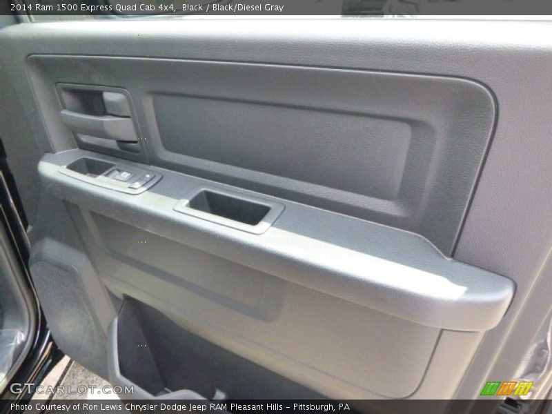 Black / Black/Diesel Gray 2014 Ram 1500 Express Quad Cab 4x4