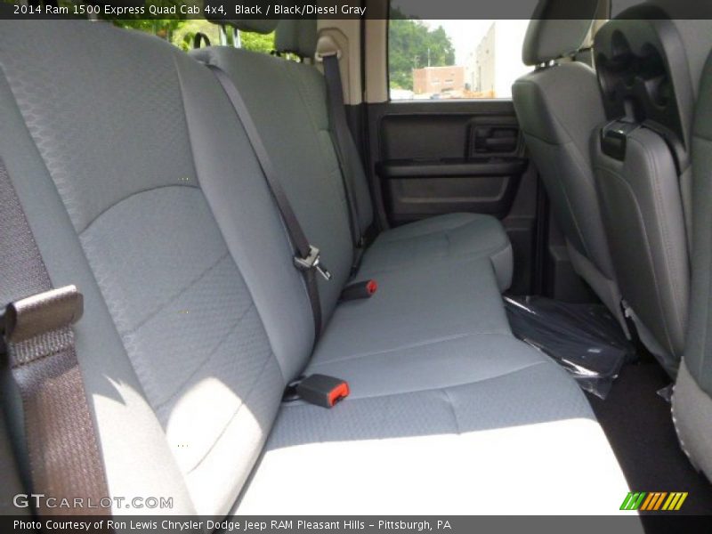 Black / Black/Diesel Gray 2014 Ram 1500 Express Quad Cab 4x4