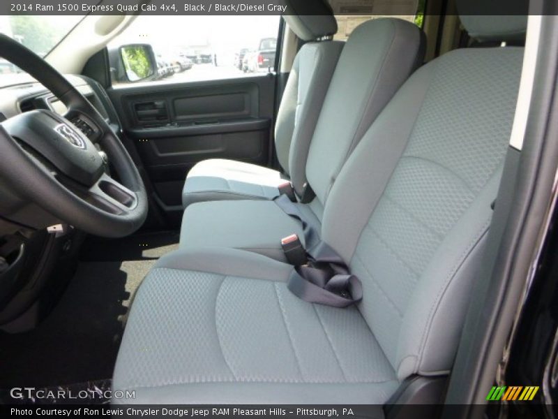 Black / Black/Diesel Gray 2014 Ram 1500 Express Quad Cab 4x4