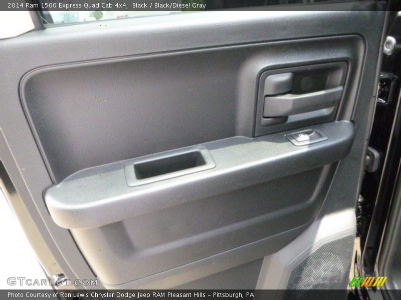 Black / Black/Diesel Gray 2014 Ram 1500 Express Quad Cab 4x4