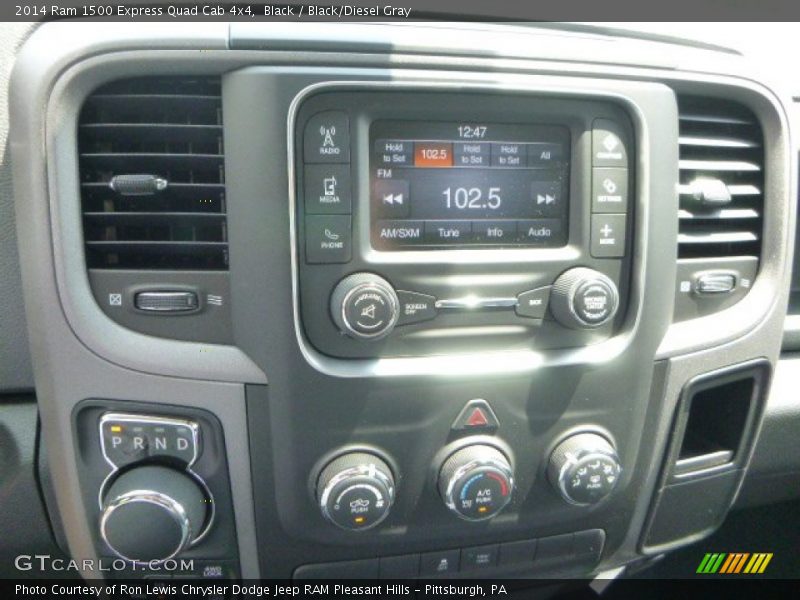 Black / Black/Diesel Gray 2014 Ram 1500 Express Quad Cab 4x4