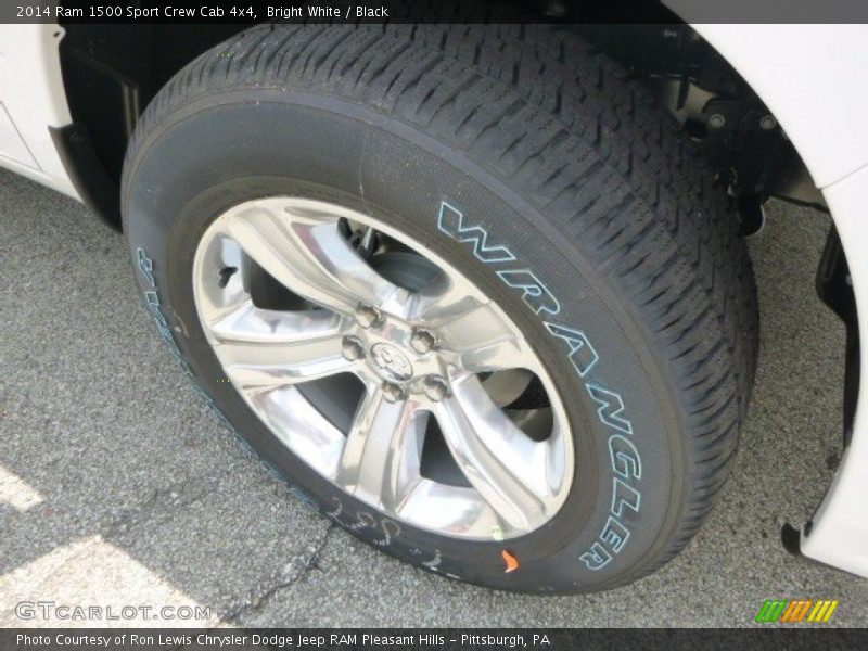 Bright White / Black 2014 Ram 1500 Sport Crew Cab 4x4