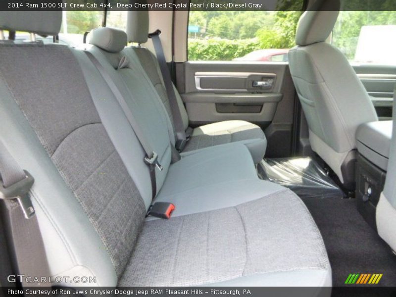 Deep Cherry Red Crystal Pearl / Black/Diesel Gray 2014 Ram 1500 SLT Crew Cab 4x4