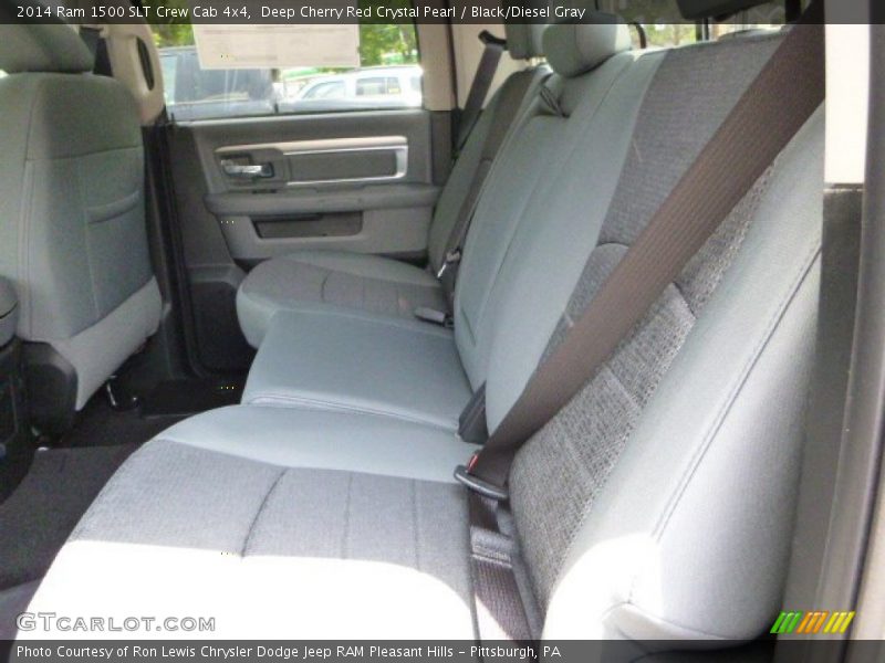 Deep Cherry Red Crystal Pearl / Black/Diesel Gray 2014 Ram 1500 SLT Crew Cab 4x4