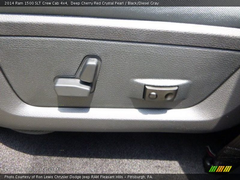 Deep Cherry Red Crystal Pearl / Black/Diesel Gray 2014 Ram 1500 SLT Crew Cab 4x4