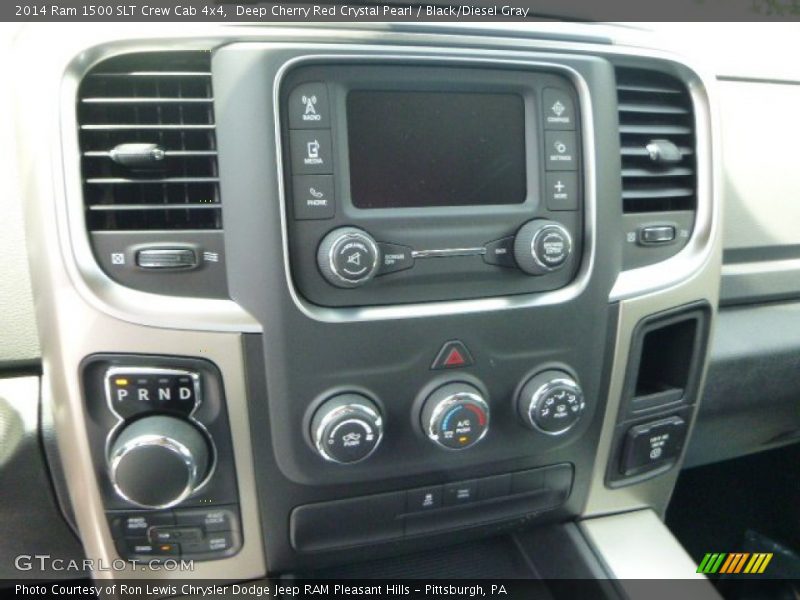 Deep Cherry Red Crystal Pearl / Black/Diesel Gray 2014 Ram 1500 SLT Crew Cab 4x4