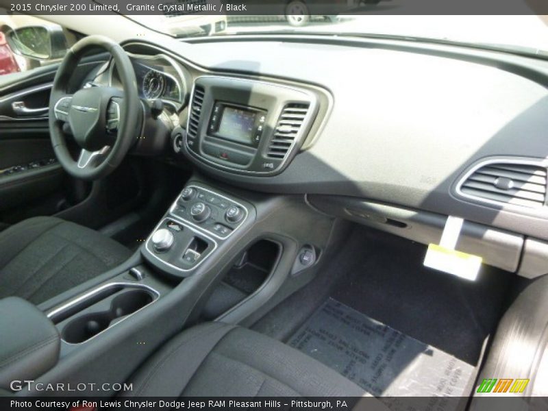 Granite Crystal Metallic / Black 2015 Chrysler 200 Limited