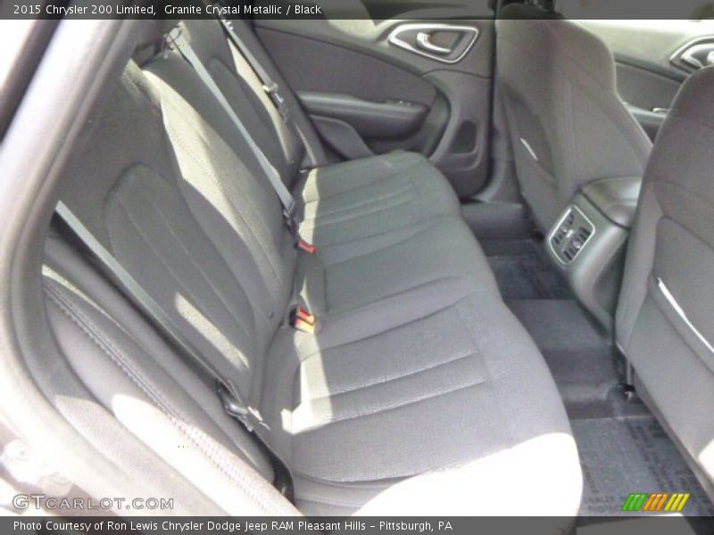 Granite Crystal Metallic / Black 2015 Chrysler 200 Limited