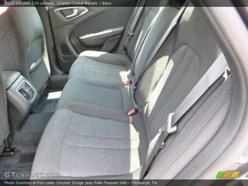 Granite Crystal Metallic / Black 2015 Chrysler 200 Limited