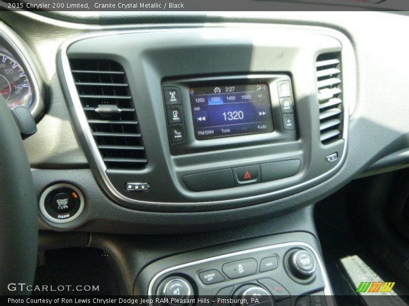 Granite Crystal Metallic / Black 2015 Chrysler 200 Limited