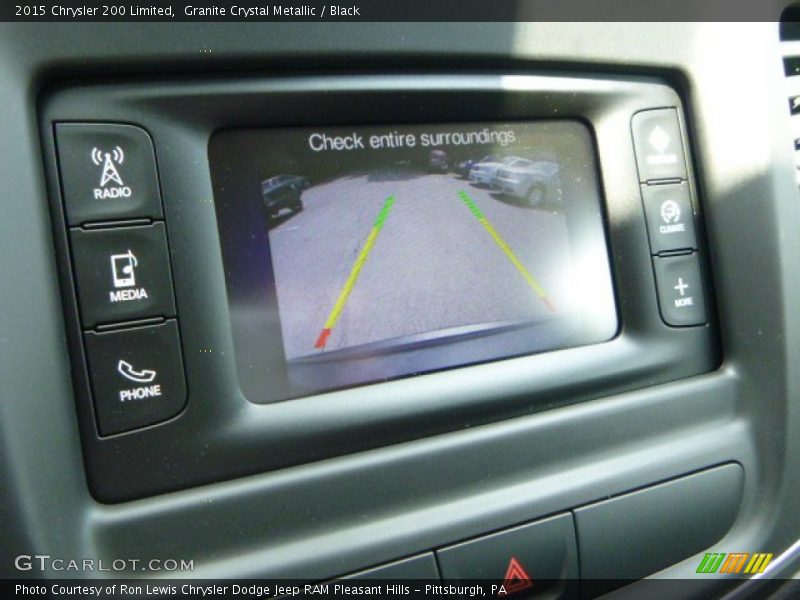 Granite Crystal Metallic / Black 2015 Chrysler 200 Limited