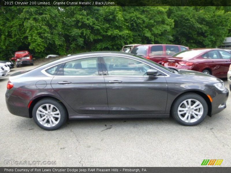Granite Crystal Metallic / Black/Linen 2015 Chrysler 200 Limited