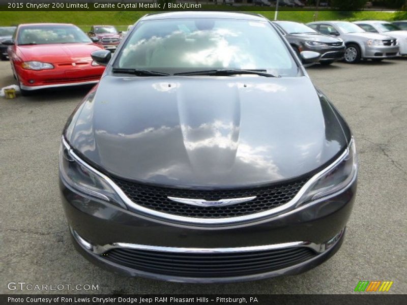 Granite Crystal Metallic / Black/Linen 2015 Chrysler 200 Limited