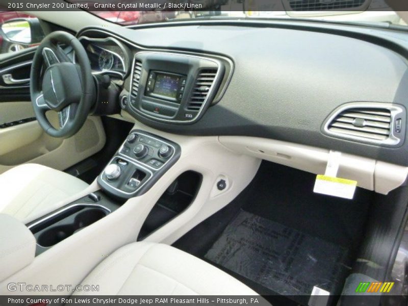Granite Crystal Metallic / Black/Linen 2015 Chrysler 200 Limited