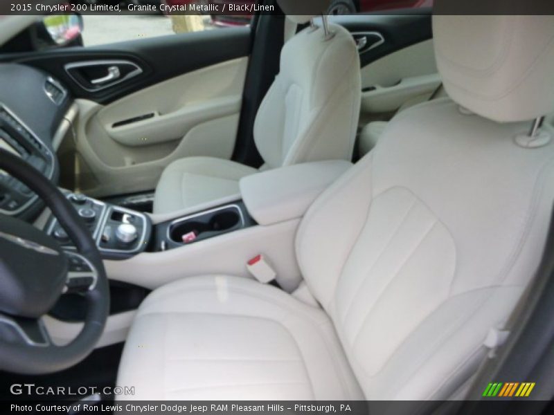 Granite Crystal Metallic / Black/Linen 2015 Chrysler 200 Limited