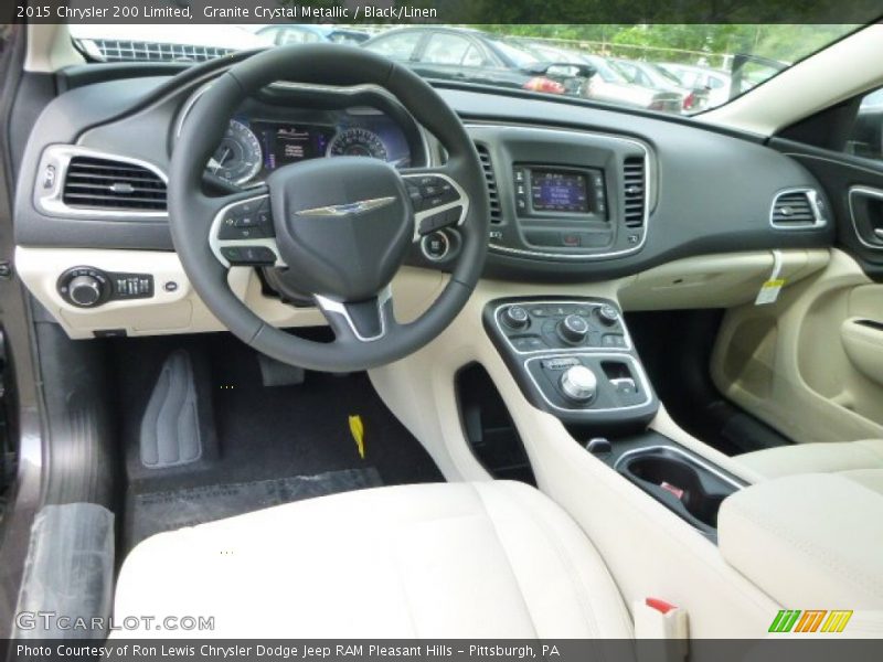 Granite Crystal Metallic / Black/Linen 2015 Chrysler 200 Limited