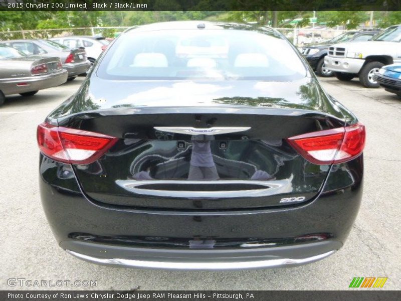 Black / Black/Linen 2015 Chrysler 200 Limited