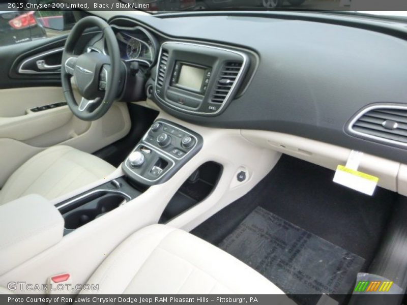 Black / Black/Linen 2015 Chrysler 200 Limited