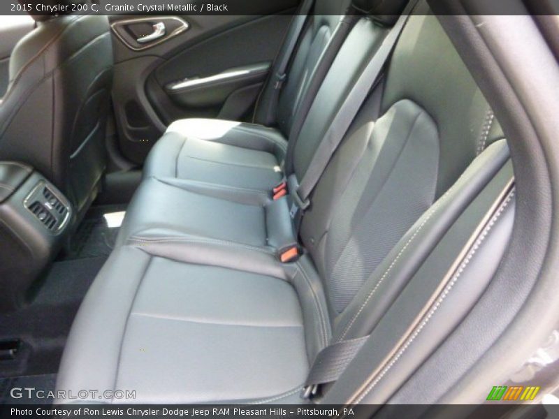 Granite Crystal Metallic / Black 2015 Chrysler 200 C