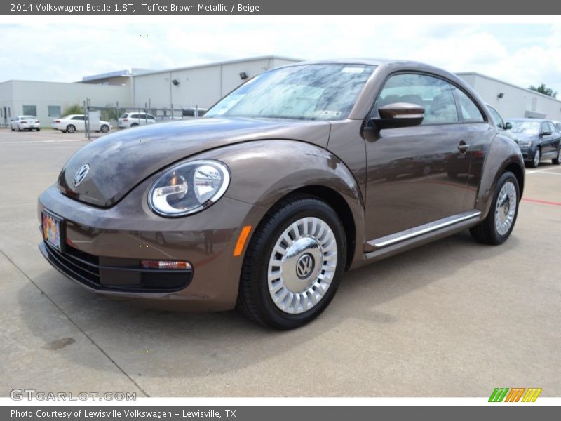 Toffee Brown Metallic / Beige 2014 Volkswagen Beetle 1.8T